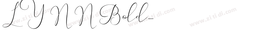 LYNN Bold字体转换